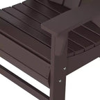 WestinTrends Sedia da pranzo Adirondack per esterni, resistente alle intemperie