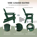 WestinTrends Sedia da pranzo Adirondack per esterni, resistente alle intemperie