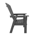 WestinTrends Sedia da pranzo Adirondack per esterni, resistente alle intemperie