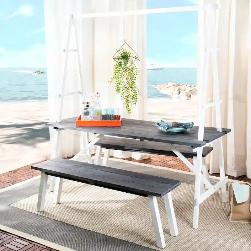 SAFAVIEH Marlen Set da pranzo da esterno 3 pezzi - 29Lx59Px74A