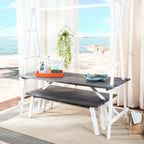 SAFAVIEH Outdoor Marlen 3-Piece Dining Set - 29Wx59Dx74H