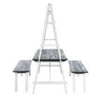 SAFAVIEH Outdoor Marlen 3-Piece Dining Set - 29Wx59Dx74H