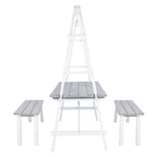 SAFAVIEH Outdoor Marlen 3-Piece Dining Set - 29Wx59Dx74H