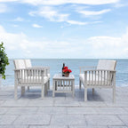 SAFAVIEH Outdoor Galilea 5-Piece Living Set - 27W x 33D x 69H