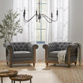 Poltrone club in tessuto Voll (set di 2) di Christopher Knight Home