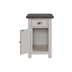 Monterey Solid Wood Chairside End Table with Hidden Power Outlets