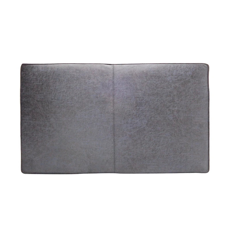 Hillman Modern Microfiber Cocktail Ottoman with Wood Frame by Christopher Knight Home