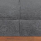 Hillman Modern Microfiber Cocktail Ottoman with Wood Frame by Christopher Knight Home
