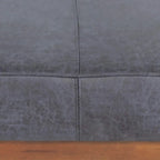 Hillman Modern Microfiber Cocktail Ottoman with Wood Frame by Christopher Knight Home