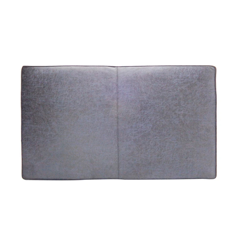 Hillman Modern Microfiber Cocktail Ottoman with Wood Frame by Christopher Knight Home