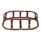 Bali Rattan Double Papasan Chair with Twill Cushion