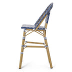 Kinner Outdoor Aluminum French Barstools (Set of 4) by Christopher Knight Home - 18.00 L x 23.75 W x 46.00 H