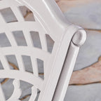Phoenix Traditional Outdoor 4 Seater Round Cast Aluminum Dining Set by Christopher Knight Home