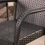 Patina Outdoor 5-piece Wicker 32-inch Round Bar Set by Christopher Knight Home