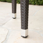 Patina Outdoor 5-piece Wicker 32-inch Round Bar Set by Christopher Knight Home