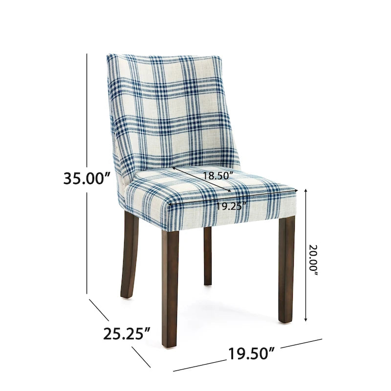 Harman Fabric Dining Chairs (Set of 2) by Christopher Knight Home