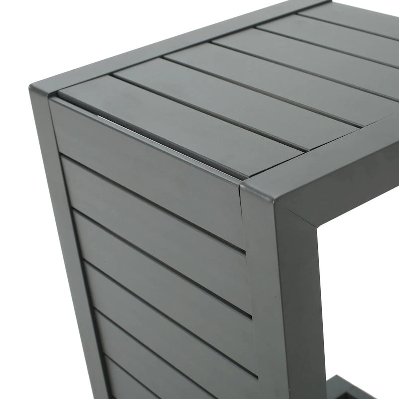 Cape Coral Outdoor Aluminum 3-piece Chat Set with Cushions by Christopher Knight Home