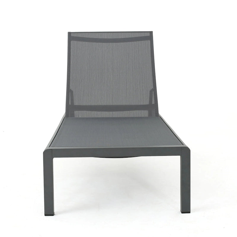 Cape Coral Outdoor Aluminum 3-piece Chaise Lounge Set by Christopher Knight Home