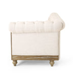 Divano componibile Castalia Chesterfield a 7 posti di Christopher Knight Home - 114.00 L x 70.00 P x 31.50 A