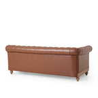 Divano componibile Castalia Chesterfield a 7 posti di Christopher Knight Home - 114.00 L x 70.00 P x 31.50 A