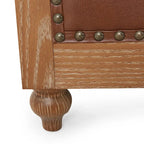 Divano componibile Castalia Chesterfield a 7 posti di Christopher Knight Home - 114.00 L x 70.00 P x 31.50 A