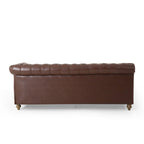 Divano componibile Castalia Chesterfield a 7 posti di Christopher Knight Home - 114.00 L x 70.00 P x 31.50 A
