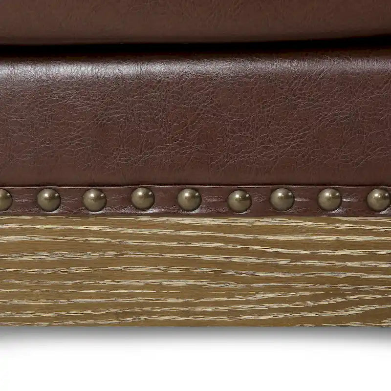 Divano componibile Castalia Chesterfield a 7 posti di Christopher Knight Home - 114.00 L x 70.00 P x 31.50 A