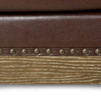 Divano componibile Castalia Chesterfield a 7 posti di Christopher Knight Home - 114.00 L x 70.00 P x 31.50 A