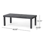 Louver Outdoor Acacia Wood Outdoor 4pc Chat Set with Cushions by Christopher Knight Home