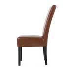 Pertica Upholstered T-Stitch Dining Chairs (Set of 6) by Christopher Knight Home