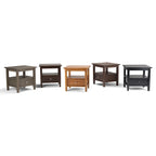 WYNDENHALL Norfolk SOLID WOOD 20 inch Wide Rectangle Transitional End Side Table - 20 inch Wide