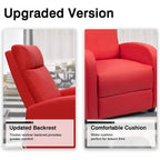 Homall Recliner Chair PU Leather Single Living Room Sofa Recliner