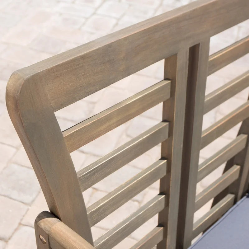 Caydon 4-piece Acacia Wood Patio Chat Set by Christopher Knight Home