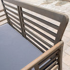 Caydon 4-piece Acacia Wood Patio Chat Set by Christopher Knight Home