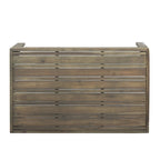 Linwood Acacia Wood and Wicker Outdoor Loveseat and Coffee Table Set with Cushions by Christopher Knight Home