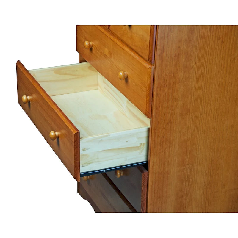 Palace Imports Solid Wood 6-Drawer Chest with Metal or Wooden Knobs