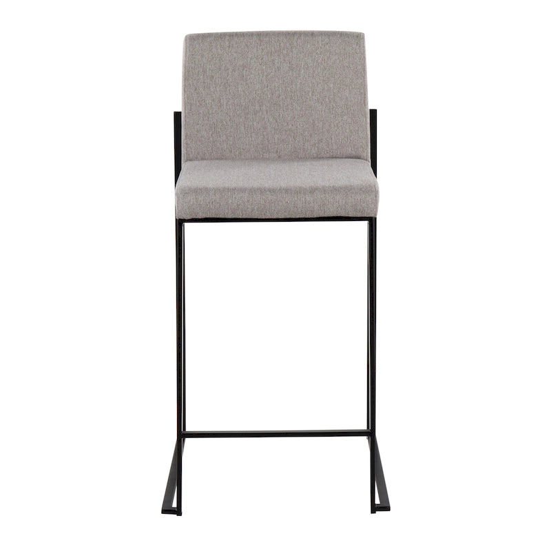 Silver Orchid Forrest High Back Counter Stool - Set of 2