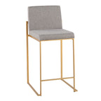 Silver Orchid Forrest High Back Counter Stool - Set of 2