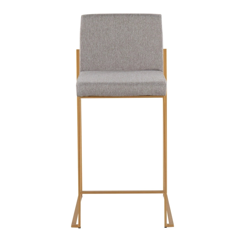 Silver Orchid Forrest High Back Counter Stool - Set of 2