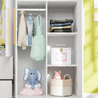 63 Wide Large Freestanding Armoire Wardrobe Cabinet with Drawers