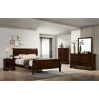 Lavina Transitional 2-piece 8-Drawer Solid Wood Dresser and Mirror Set by