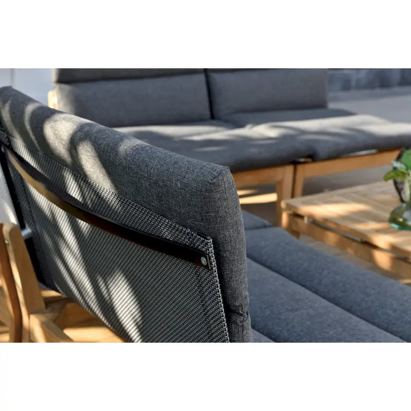 Amazonia Arnhou Outdoor Patio FSC Teak 3pc Seating Set