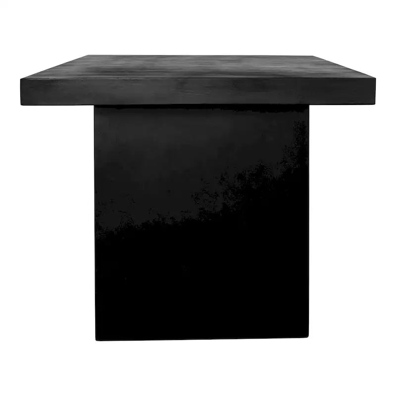 Aurelle Home Modern Concrete Outdoor Rectangular Dining Table