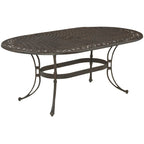 Sanibel 72 Oval Cast Aluminum Outdoor Dining Table by Homestyles