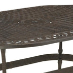 Sanibel 72 Oval Cast Aluminum Outdoor Dining Table by Homestyles
