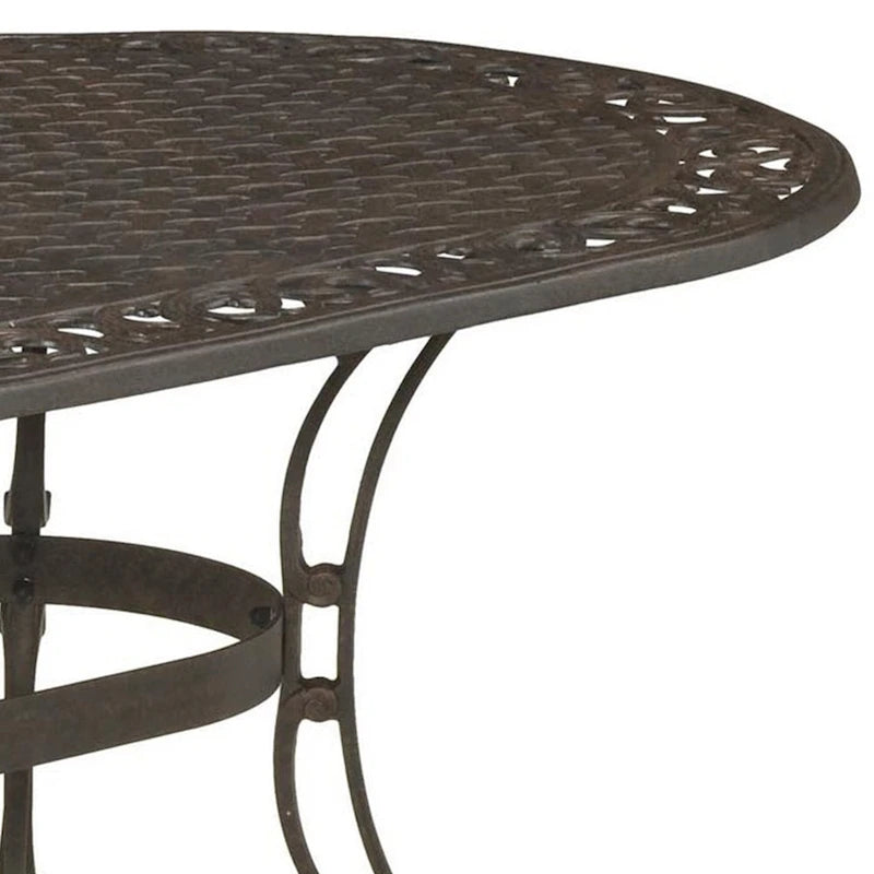 Sanibel 72 Oval Cast Aluminum Outdoor Dining Table by Homestyles