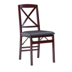 Porch & Den Espresso Folding Chair (Set of 2)
