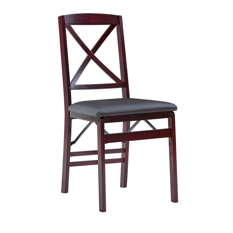 Porch & Den Espresso Folding Chair (Set of 2)