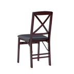 Porch & Den Espresso Folding Chair (Set of 2)