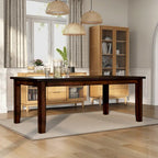 Tavolo da pranzo espandibile Furniture of America Paur Cottage Cherry da 78 pollici